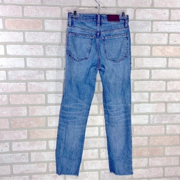 Madewell The Perfect Vintage Crop Distressed Jeans in Rosabelle Wash Size 24 - Picture 9 of 12